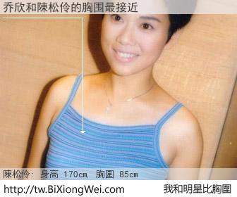 乔欣和明星比胸圍的結果