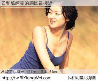 乙和明星比胸圍的結果