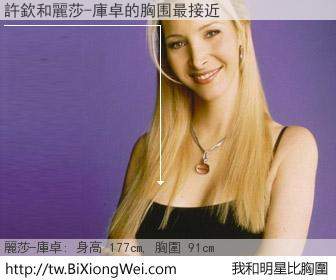 許欽和明星比胸圍的結果