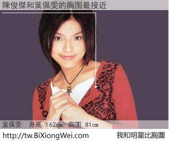 陳俊傑和明星比胸圍的結果