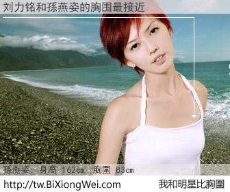刘力铭和明星比胸圍的結果