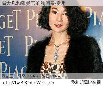 楊大凡和明星比胸圍的結果