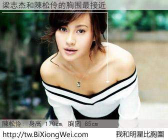 梁志杰和明星比胸圍的結果