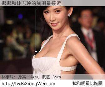 娜娜和明星比胸圍的結果