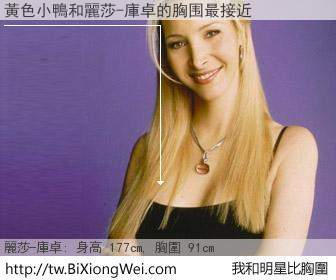 黃色小鴨和明星比胸圍的結果