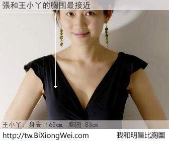 張和明星比胸圍的結果