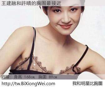 王建融和明星比胸圍的結果