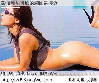 彭怡和明星比胸圍的結果