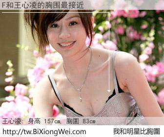 F和明星比胸圍的結果
