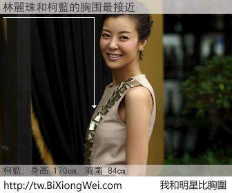 林麗珠和明星比胸圍的結果