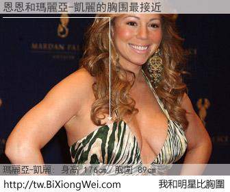 恩恩和明星比胸圍的結果