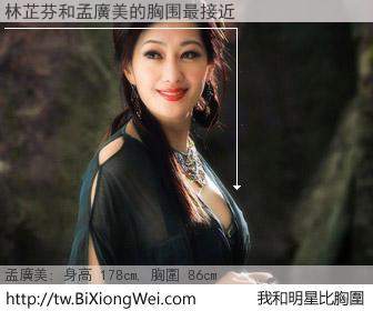 林芷芬和明星比胸圍的結果