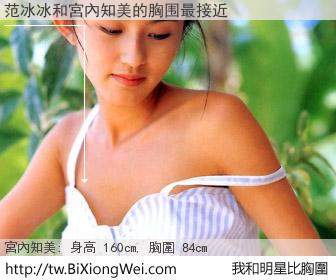 范冰冰和明星比胸圍的結果