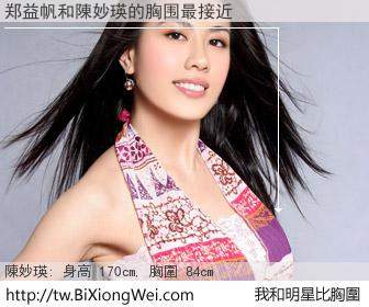 郑益帆和明星比胸圍的結果
