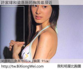 許家瑋和明星比胸圍的結果