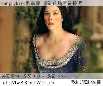 oangrybird和明星比胸圍的結果