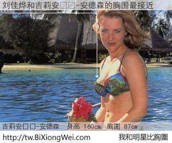 刘佳烨和明星比胸圍的結果