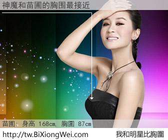 神魔和明星比胸圍的結果