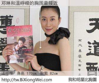 邓琳和明星比胸圍的結果