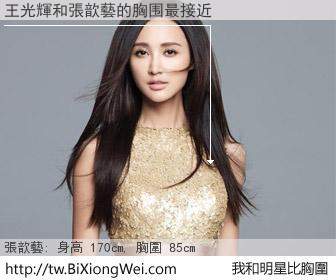 王光輝和明星比胸圍的結果