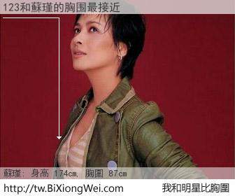 123和明星比胸圍的結果
