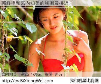 郭舒艳和明星比胸圍的結果