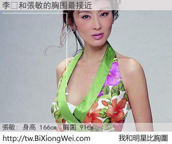 李�和明星比胸圍的結果