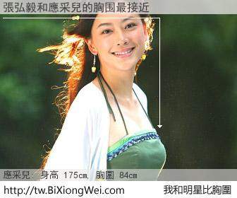 張弘毅和明星比胸圍的結果