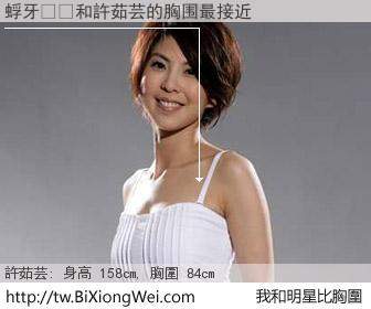 蜉牙･ｶ和明星比胸圍的結果