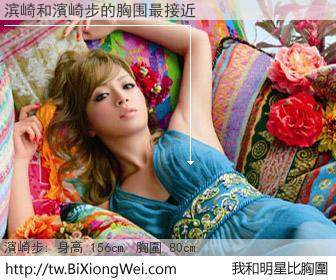 滨崎和明星比胸圍的結果