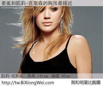 秦嵐和明星比胸圍的結果