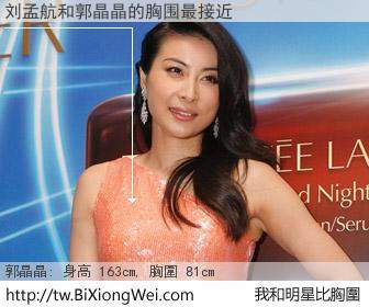 刘孟航和明星比胸圍的結果