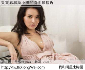 吳寶恩和明星比胸圍的結果