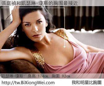 張庭禎和明星比胸圍的結果