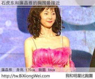 石虎东和明星比胸圍的結果