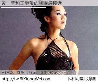 黄一苹和明星比胸圍的結果