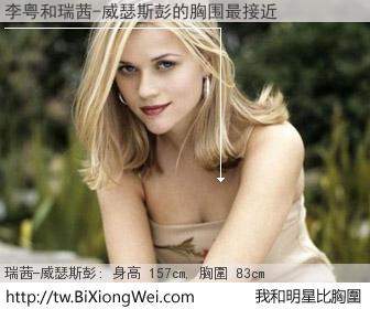 李粤和明星比胸圍的結果