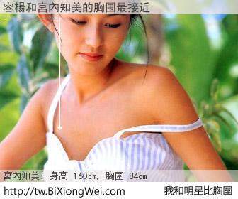 容楊和明星比胸圍的結果