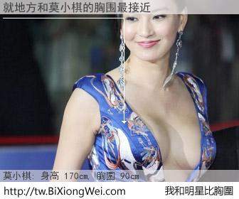 就地方和明星比胸圍的結果