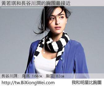 黃若琪和明星比胸圍的結果