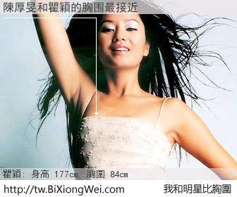 陳厚旻和明星比胸圍的結果