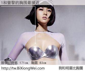 1和明星比胸圍的結果