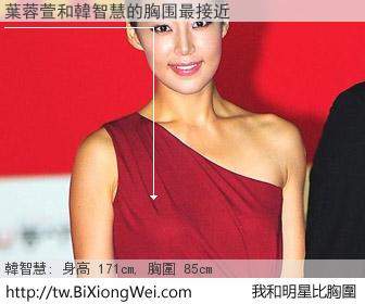 葉蓉萱和明星比胸圍的結果