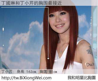 丁國琳和明星比胸圍的結果