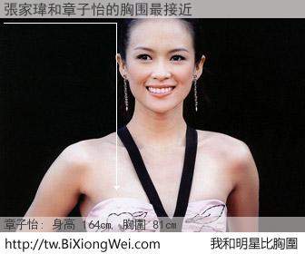 張家瑋和明星比胸圍的結果