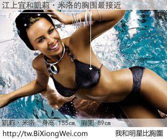 江上宜和明星比胸圍的結果