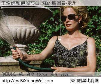 王渝婷和明星比胸圍的結果