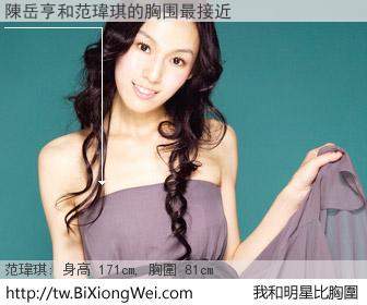 陳岳亨和明星比胸圍的結果