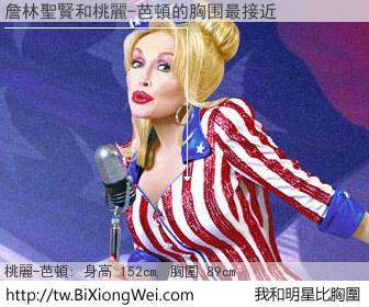 詹林聖賢和明星比胸圍的結果