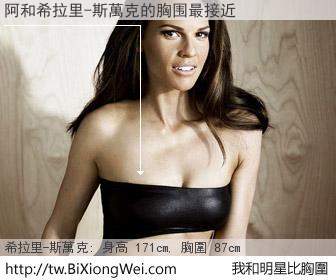 阿和明星比胸圍的結果